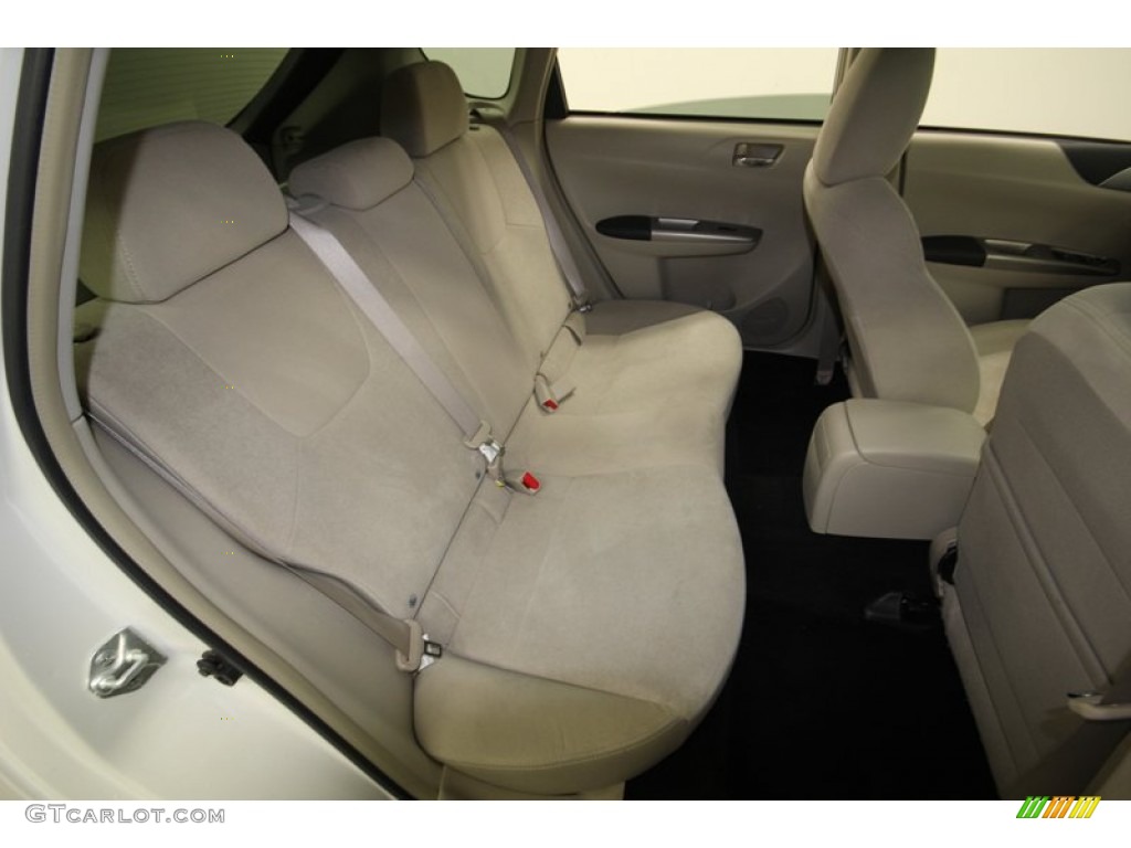 2009 Impreza 2.5i Premium Wagon - Satin White Pearl / Ivory photo #33