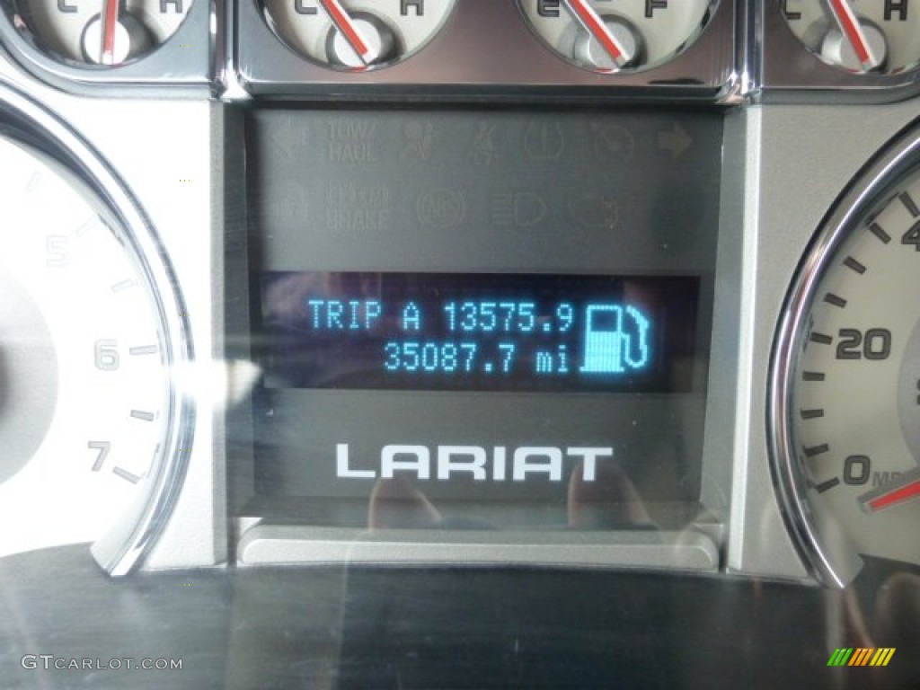 2010 F150 Lariat SuperCrew 4x4 - Ingot Silver Metallic / Black photo #15