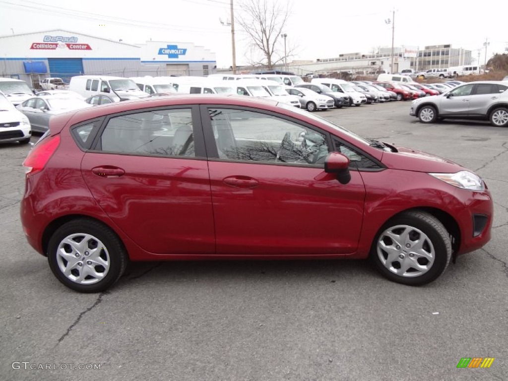 Bright Magenta Metallic 2011 Ford Fiesta SE Hatchback Exterior Photo #75284079