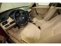 Sand Beige Front Seat Photo for 2007 BMW X3 #75284226
