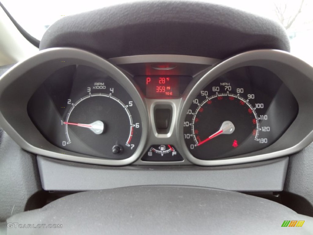 2011 Ford Fiesta SE Hatchback Gauges Photo #75284241