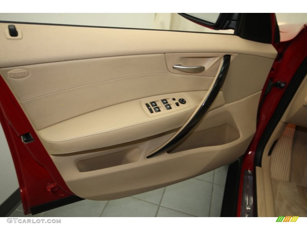 2007 X3 3.0si - Crimson Red / Sand Beige photo #15