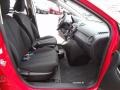 2011 Mazda MAZDA2 Black/Red Piping Interior Front Seat Photo