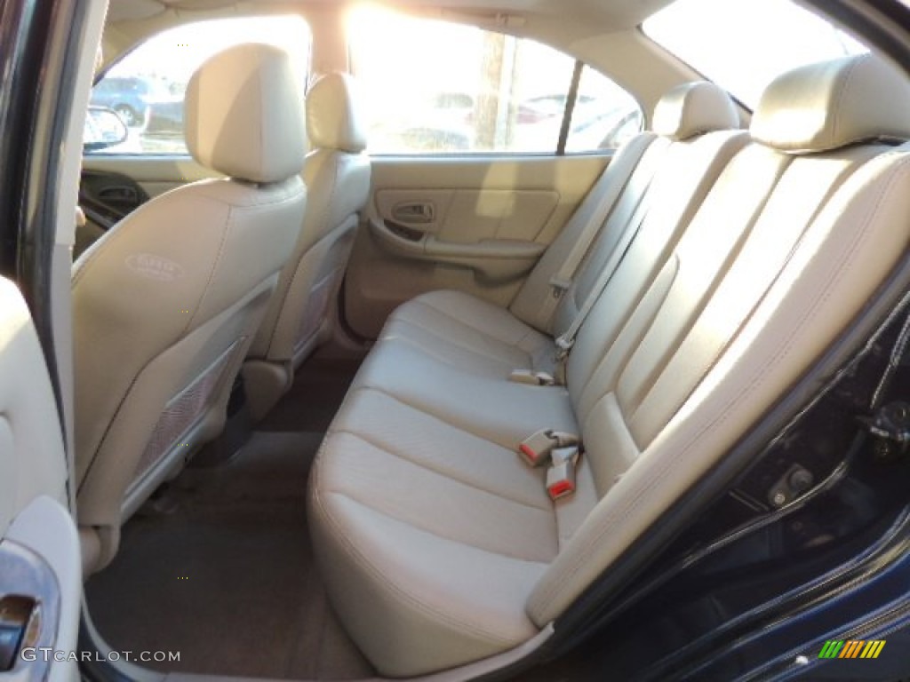 2006 Elantra Limited Sedan - Moonlit Dark Blue / Beige photo #7