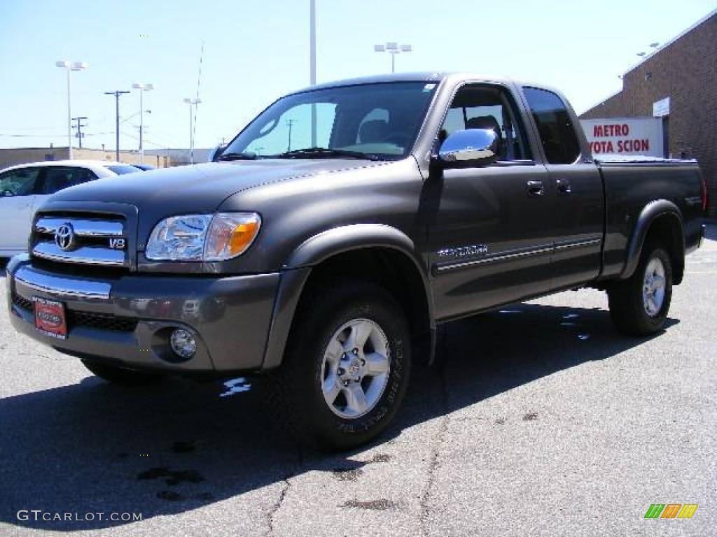 2006 Tundra SR5 Access Cab 4x4 - Phantom Gray Pearl / Dark Gray photo #7