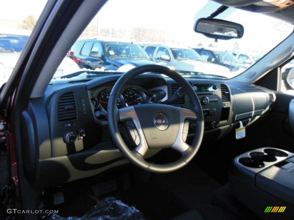 2013 Sierra 1500 SLE Extended Cab 4x4 - Sonoma Red Metallic / Ebony photo #10