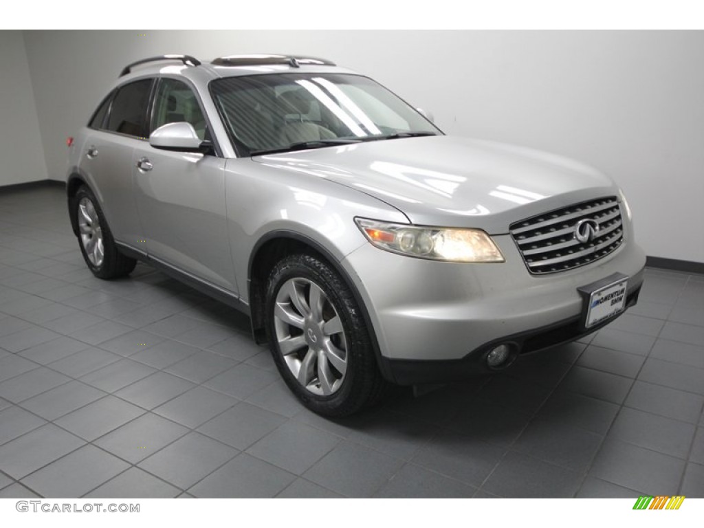 2004 FX 35 - Brilliant Silver Metallic / Willow photo #1