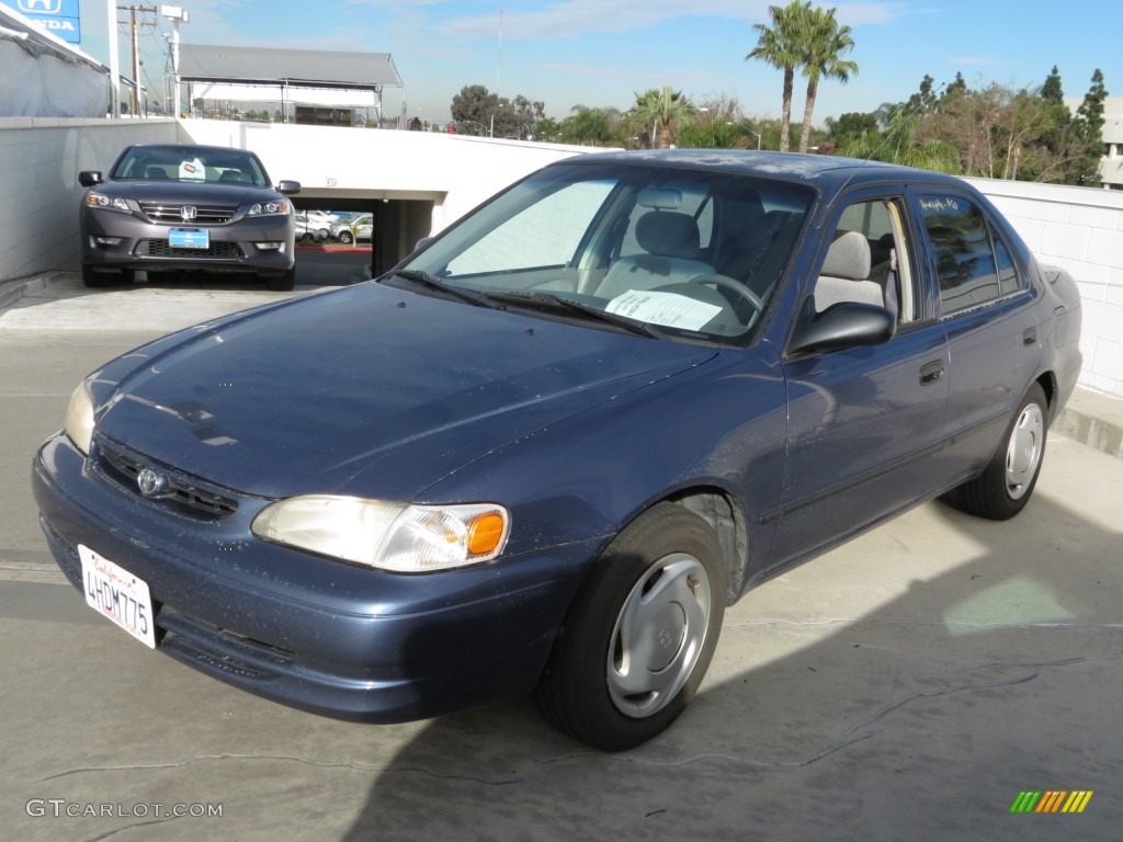 1999 Corolla CE - Twilight Blue Pearl / Pebble Beige photo #6