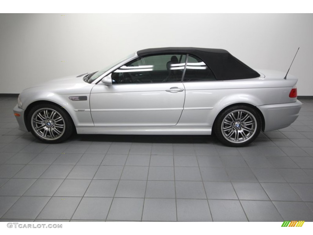 Titanium Silver Metallic 2002 BMW M3 Convertible Exterior Photo #75286452