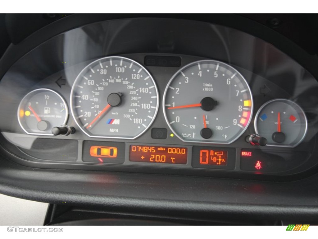 2002 BMW M3 Convertible Gauges Photo #75286656