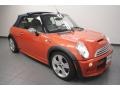 2005 Hot Orange Metallic Mini Cooper S Convertible #75226799