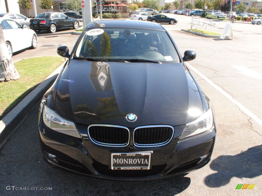 2010 3 Series 328i Sedan - Jet Black / Black photo #2