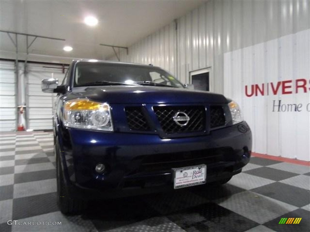 2008 Armada LE - Majestic Blue / Almond photo #2