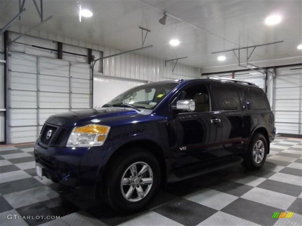 2008 Armada LE - Majestic Blue / Almond photo #4