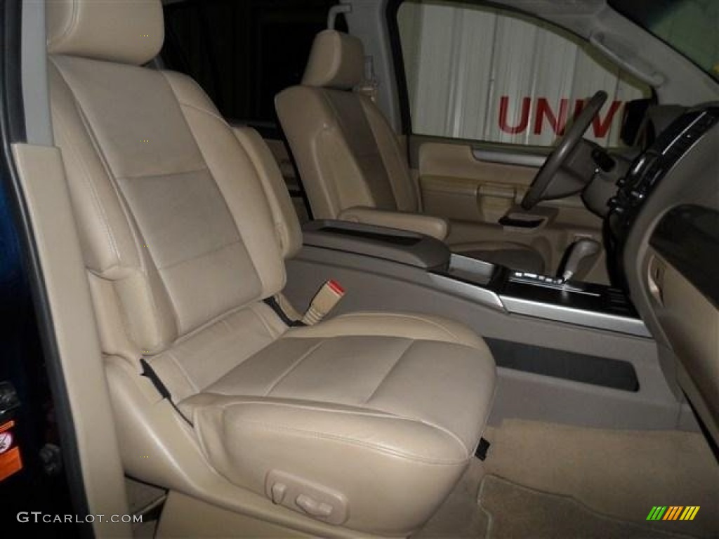 2008 Armada LE - Majestic Blue / Almond photo #18