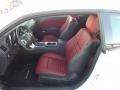 2013 Dodge Challenger Radar Red/Dark Slate Gray Interior Front Seat Photo