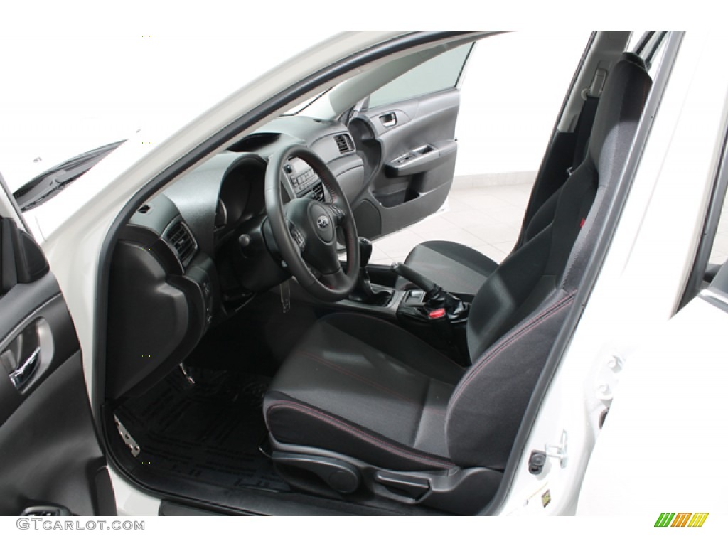 Black Interior 2012 Subaru Impreza WRX 4 Door Photo #75290674