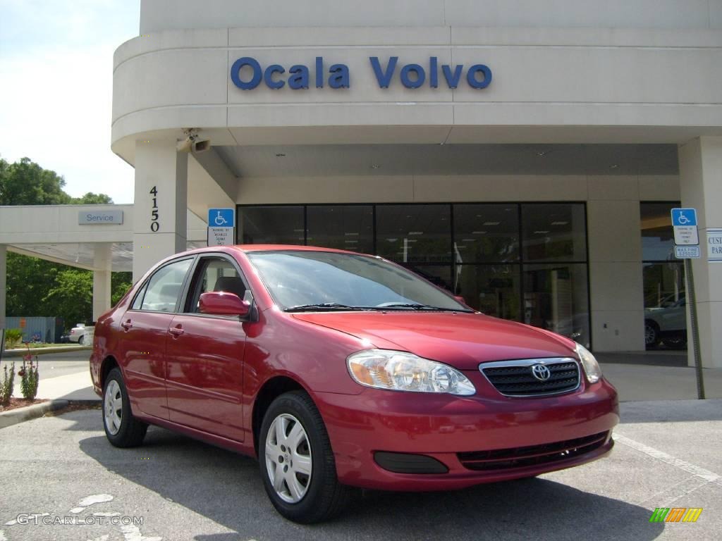 2006 Corolla LE - Impulse Red Pearl / Stone photo #1