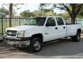 2004 Summit White Chevrolet Silverado 3500HD LT Crew Cab 4x4 Dually  photo #1