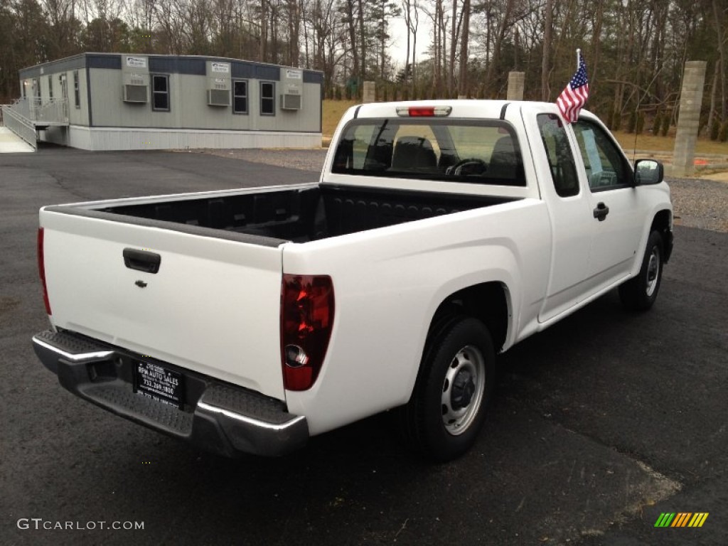 2007 Colorado LS Extended Cab - Summit White / Light Cashmere photo #11