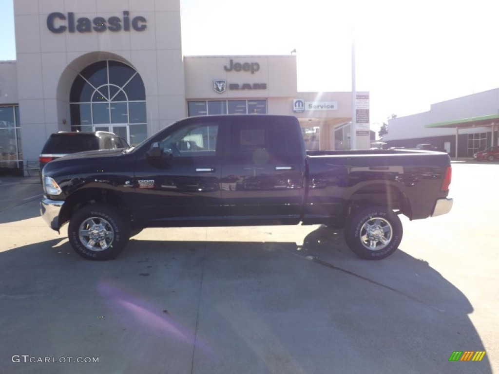 2012 Ram 3500 HD SLT Crew Cab 4x4 - True Blue Pearl / Dark Slate/Medium Graystone photo #2
