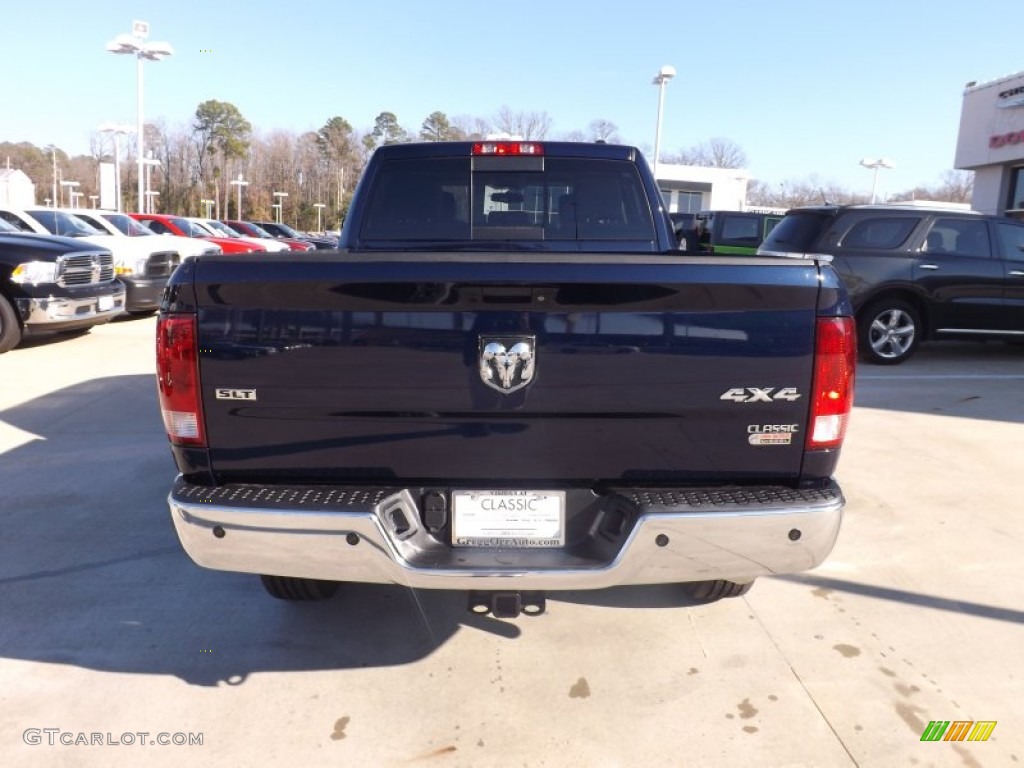 2012 Ram 3500 HD SLT Crew Cab 4x4 - True Blue Pearl / Dark Slate/Medium Graystone photo #4