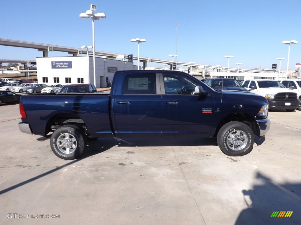 2012 Ram 3500 HD SLT Crew Cab 4x4 - True Blue Pearl / Dark Slate/Medium Graystone photo #6