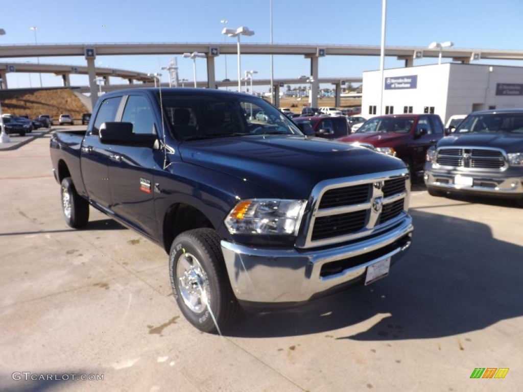 2012 Ram 3500 HD SLT Crew Cab 4x4 - True Blue Pearl / Dark Slate/Medium Graystone photo #7