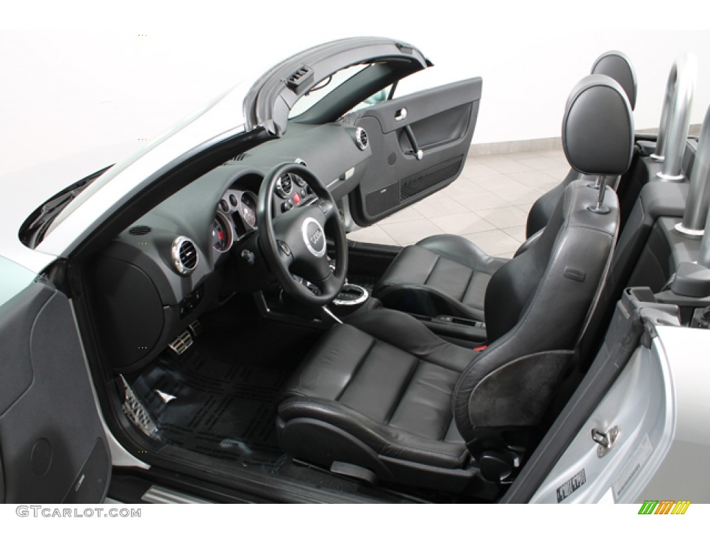 Charcoal Interior 2004 Audi TT 1.8T Roadster Photo #75292597