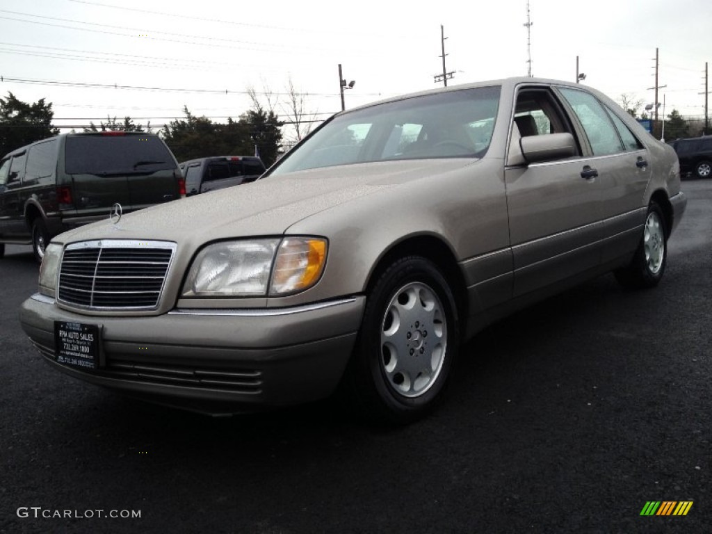 1996 S 320 Short Wheelbase Sedan - Smoke Silver Metallic / Parchment photo #1