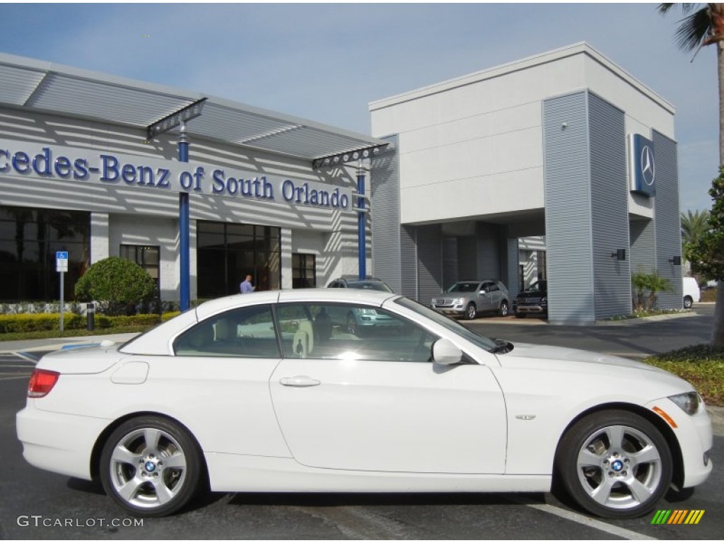 2010 3 Series 328i Convertible - Alpine White / Cream Beige photo #8