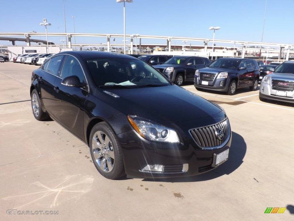 Black Diamond Tricoat 2013 Buick Regal Turbo Exterior Photo #75294619