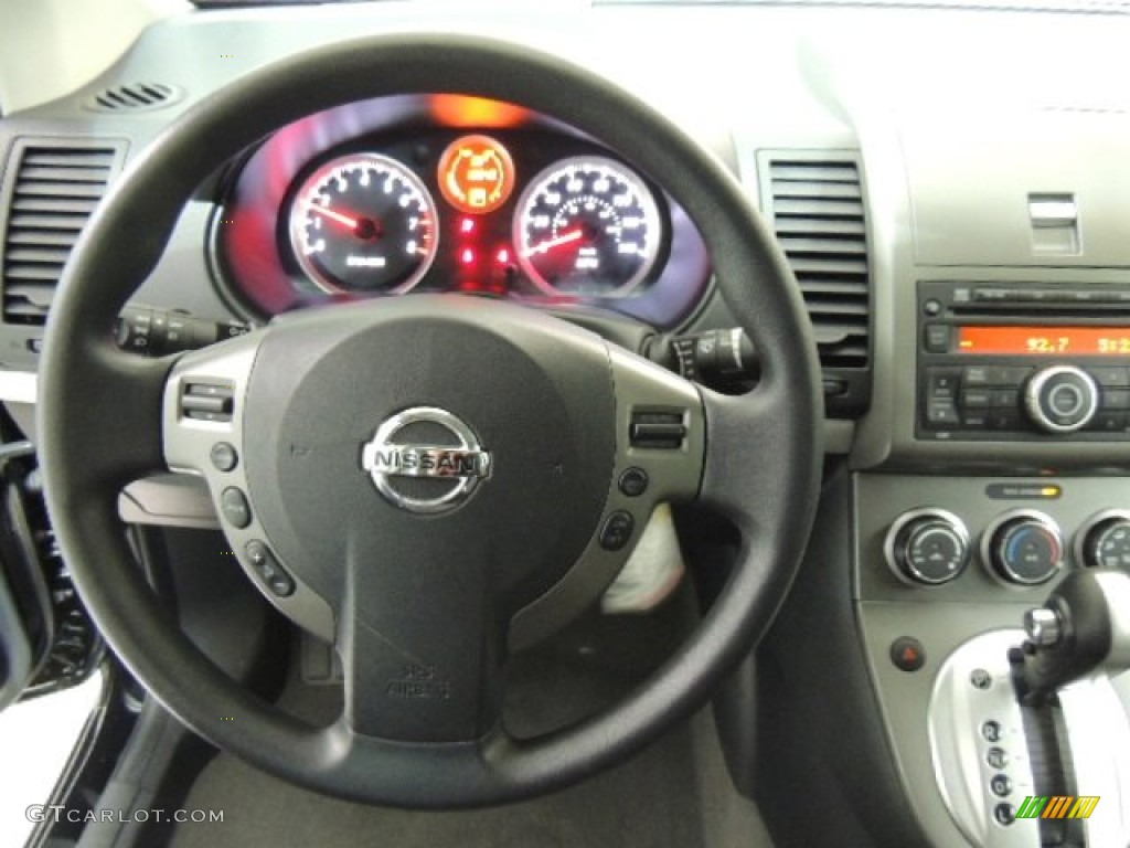 2012 Sentra 2.0 SR - Super Black / Charcoal photo #21