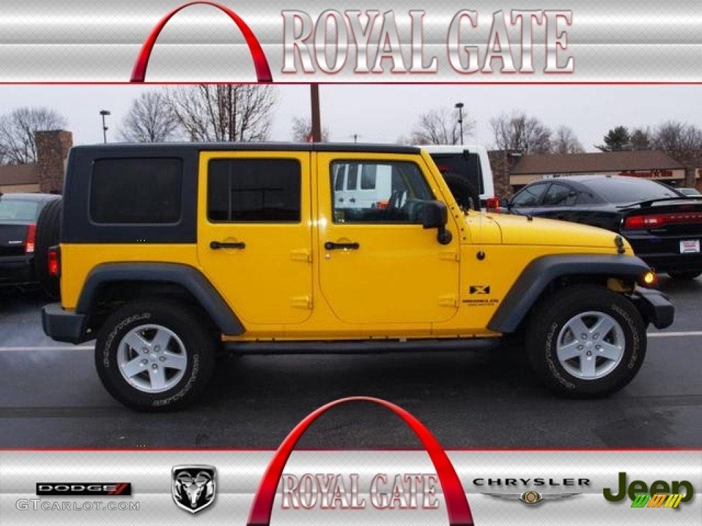 Detonator Yellow Jeep Wrangler Unlimited