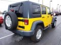 2008 Detonator Yellow Jeep Wrangler Unlimited X 4x4  photo #3