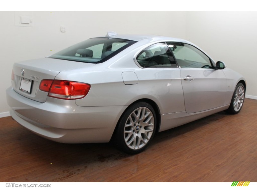 2007 3 Series 328i Coupe - Titanium Silver Metallic / Grey photo #4