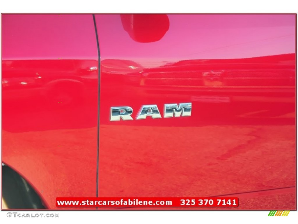 2009 Ram 1500 ST Regular Cab - Inferno Red Crystal Pearl / Dark Slate/Medium Graystone photo #2