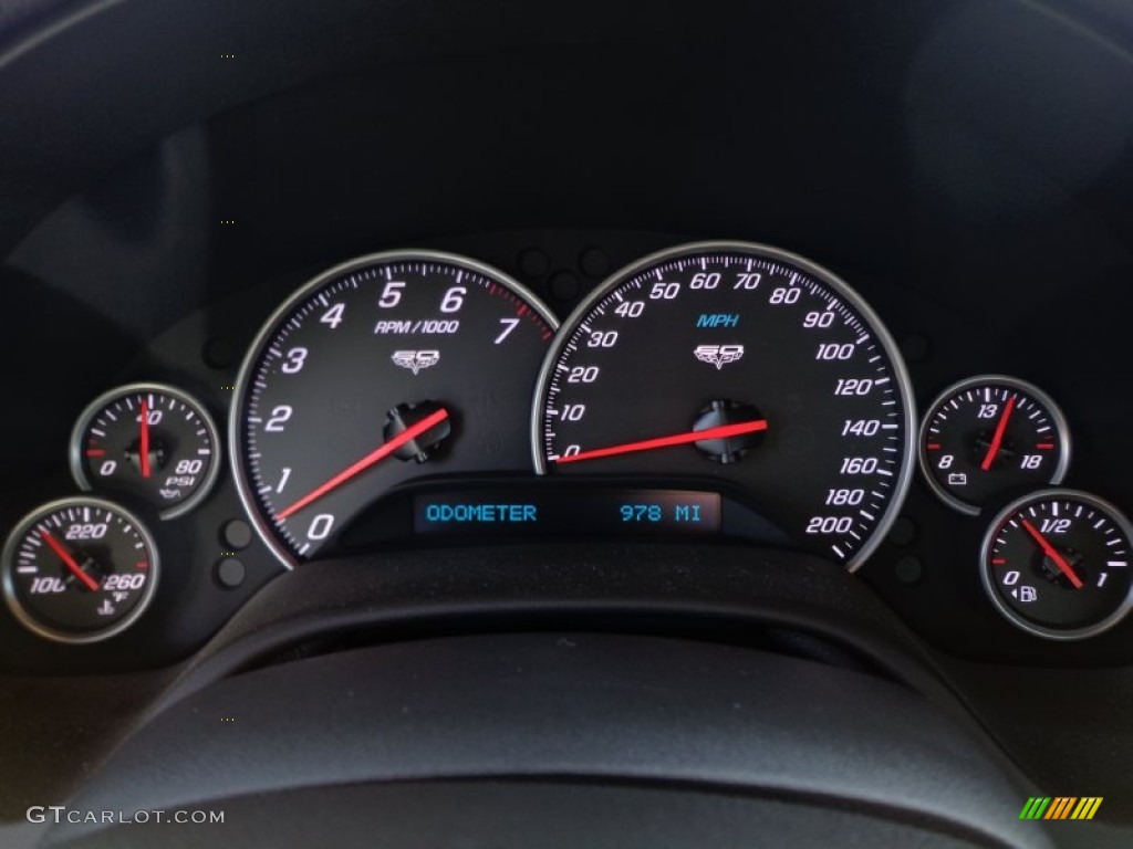 2013 Chevrolet Corvette Coupe Gauges Photo #75299482