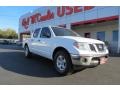 2009 Avalanche White Nissan Frontier SE Crew Cab  photo #1