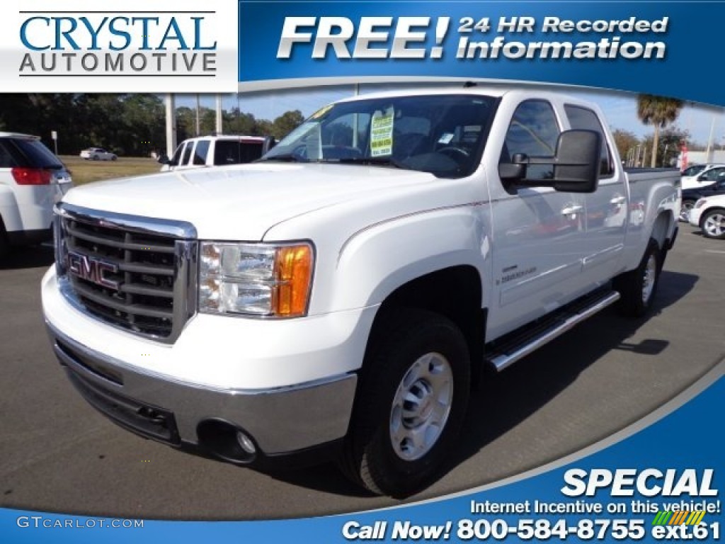 Summit White GMC Sierra 2500HD