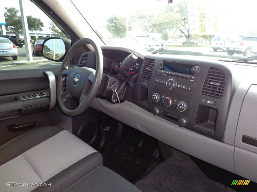 2008 Silverado 1500 Work Truck Extended Cab - Blue Granite Metallic / Dark Titanium photo #11