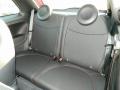2013 Fiat 500 Abarth Nero/Rosso/Nero (Black/Red/Black) Interior Rear Seat Photo