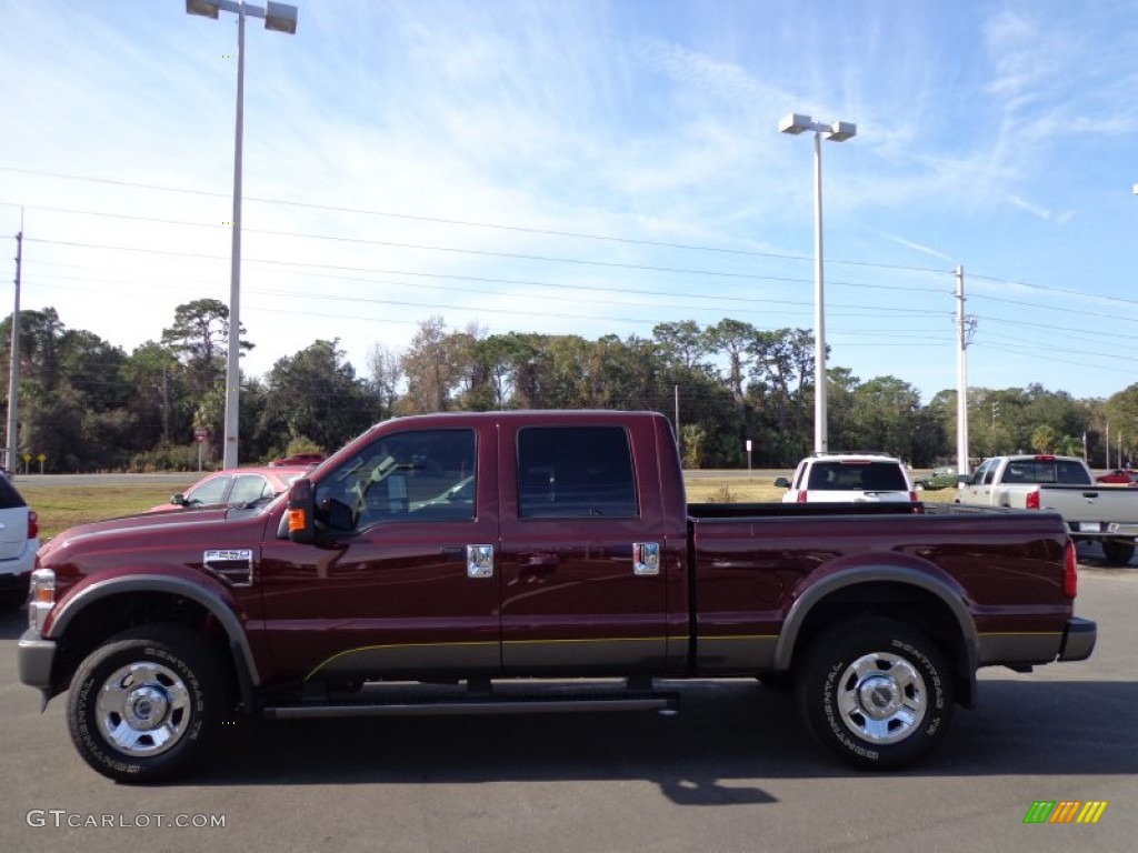 Royal Red Metallic 2009 Ford F250 Super Duty Cabelas Edition Crew Cab 4x4 Exterior Photo #75300484