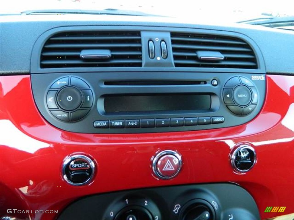 2013 Fiat 500 Abarth Audio System Photo #75300499