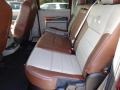 2009 Ford F250 Super Duty Medium Stone/Dark Rust Interior Rear Seat Photo
