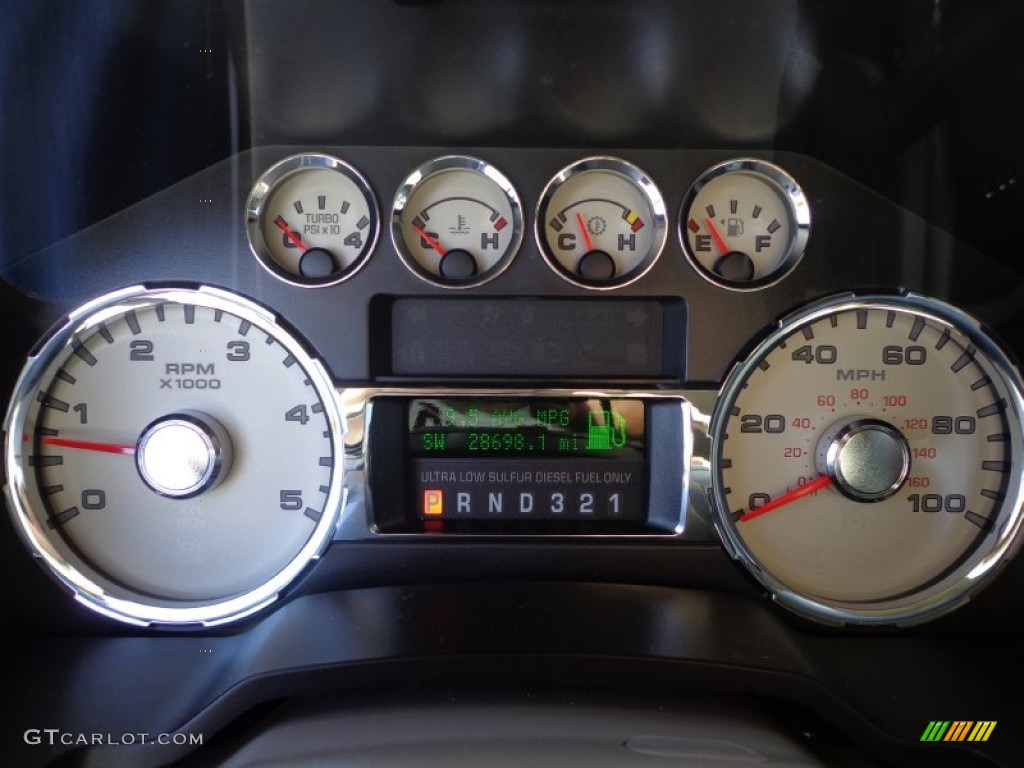 2009 Ford F250 Super Duty Cabelas Edition Crew Cab 4x4 Gauges Photo #75300685