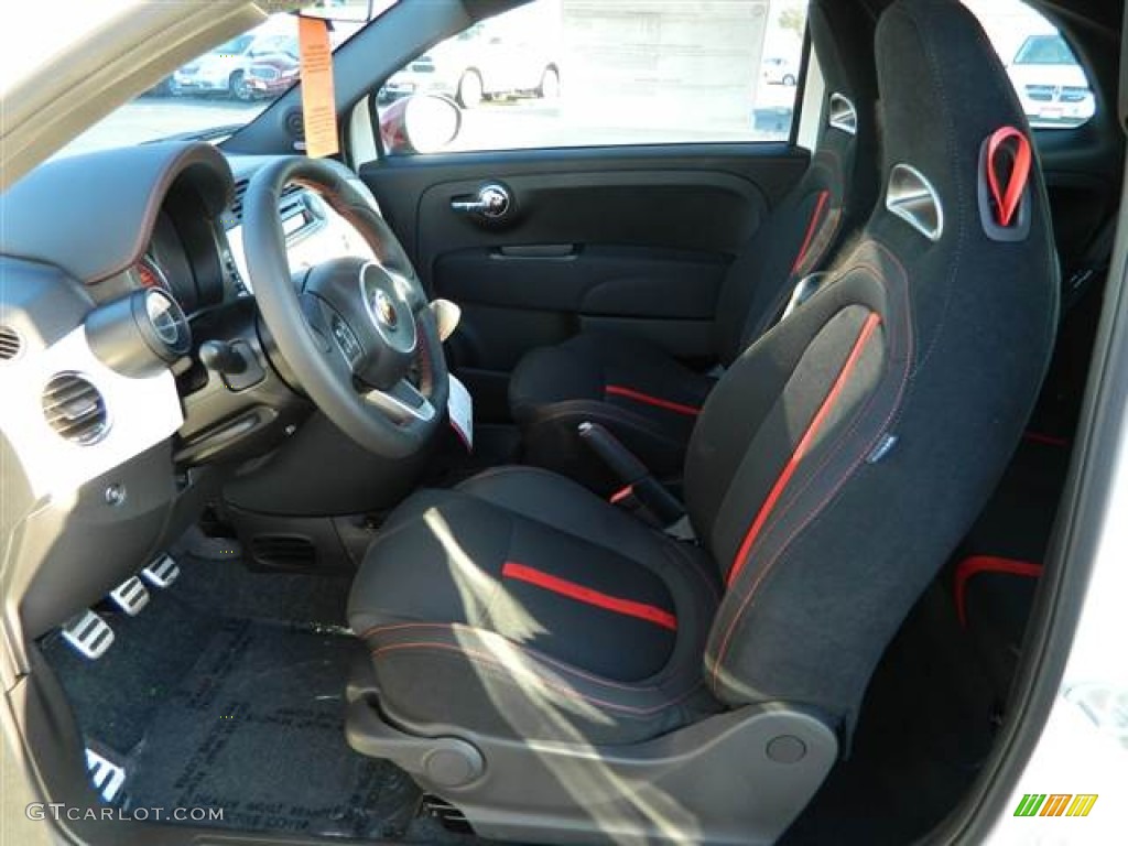 2013 Fiat 500 Abarth Front Seat Photo #75300691