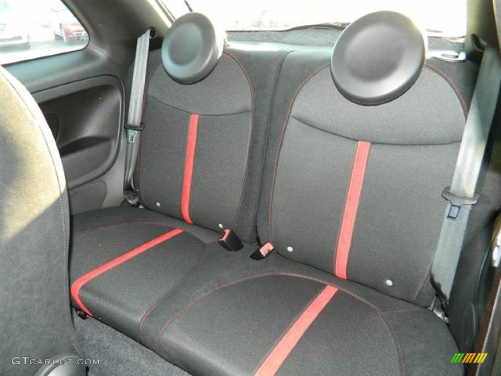 Abarth Nero/Nero (Black/Black) Interior 2013 Fiat 500 Abarth Photo #75300707