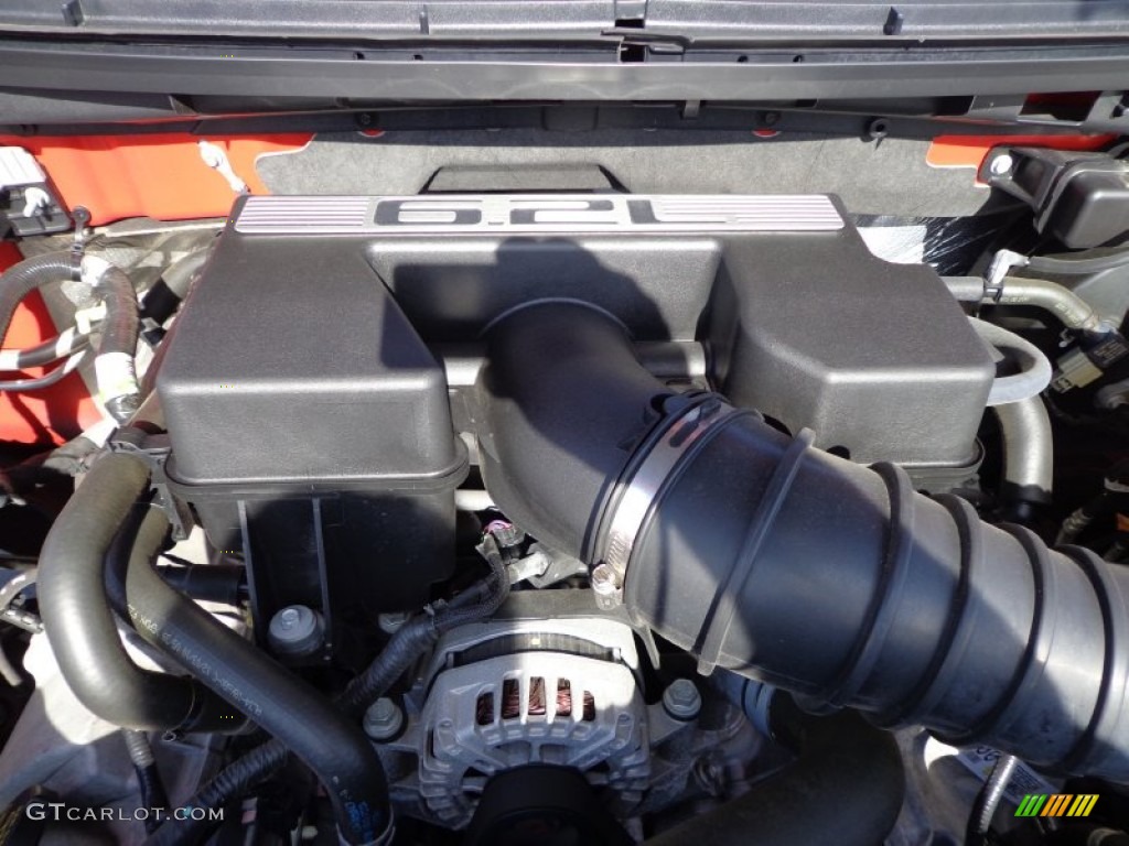 2010 F150 SVT Raptor SuperCab 4x4 - Molten Orange Tri Coat / Black photo #16