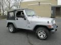 2003 Bright Silver Metallic Jeep Wrangler X 4x4  photo #10